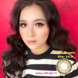 PCA Brown mau lens tu nhien